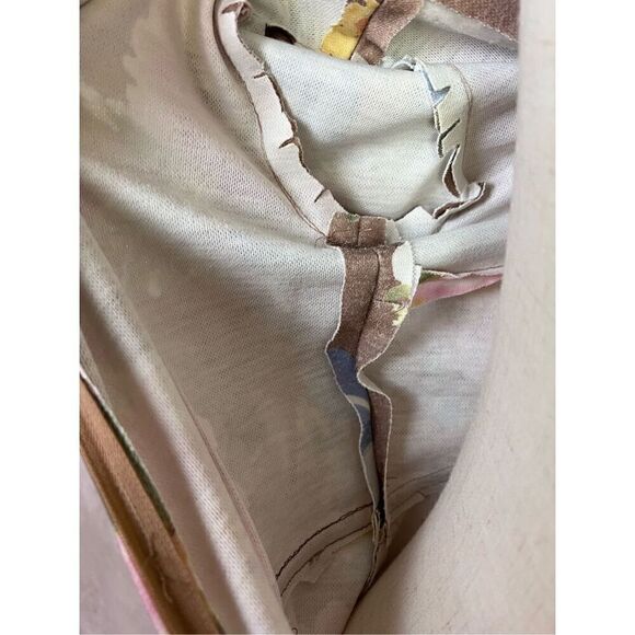 1970s Vintage Mod Shift Floral Dress - Picture 5 of 5